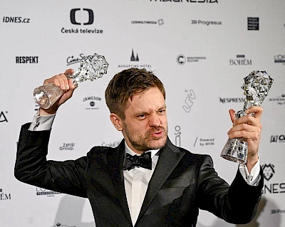 Jiří Mádl při předávání Českého lva 2025