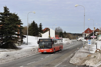 Autobus 398 v Cínovci